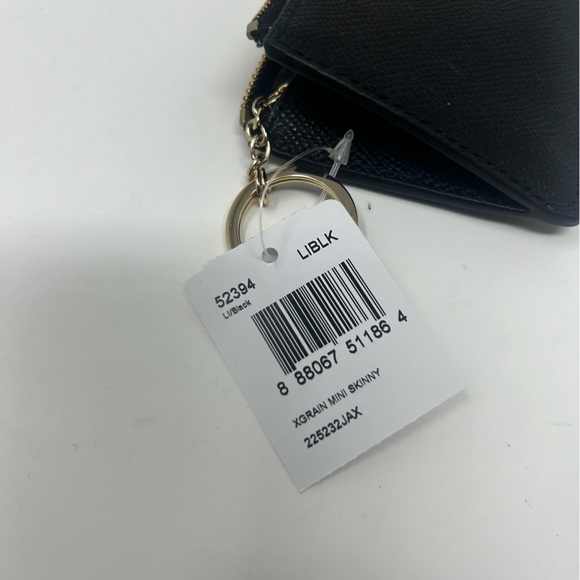 NWT Coach Mini Skinny ID Card Case Key Wallet - Picture 7 of 12